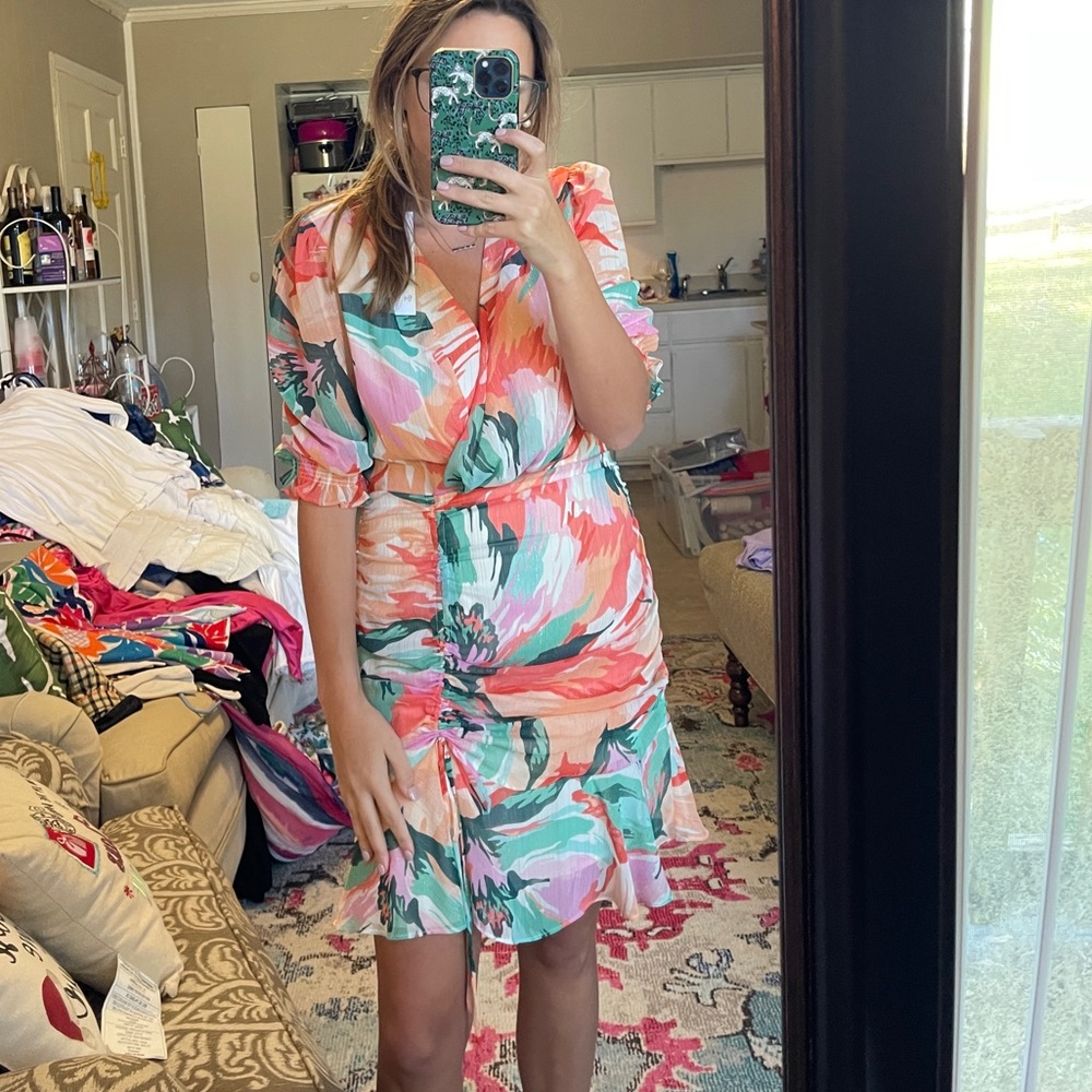 adelyn Rae floral dress dress